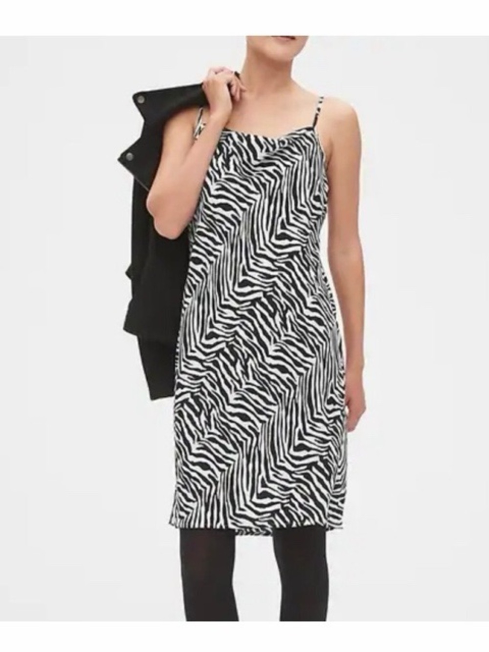 Banana Republic Factory‎ Zebra Print Slip Shift Dress NWT